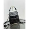 Parisian Trend Backpack Genuine Leather Rivet Motorcycle Bag Unisex Large Capacity Commuter