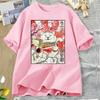 Japanese Noodles Maneki Neko Cat Ramen T Shirt Best Seller Funny Movie Gift Music Meme Top Tee High Quality Cotton Tops