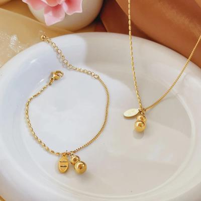 18K Gold Plated Lucky Gourd Anklet - Stylish, Durable, High-End Jewelry for Women