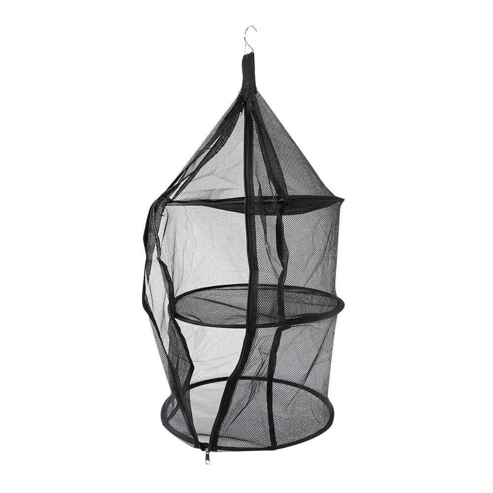 3vrstvá skládací závěsná sušicí síť na oblečení pro venkovní piknik, cestování, kempování