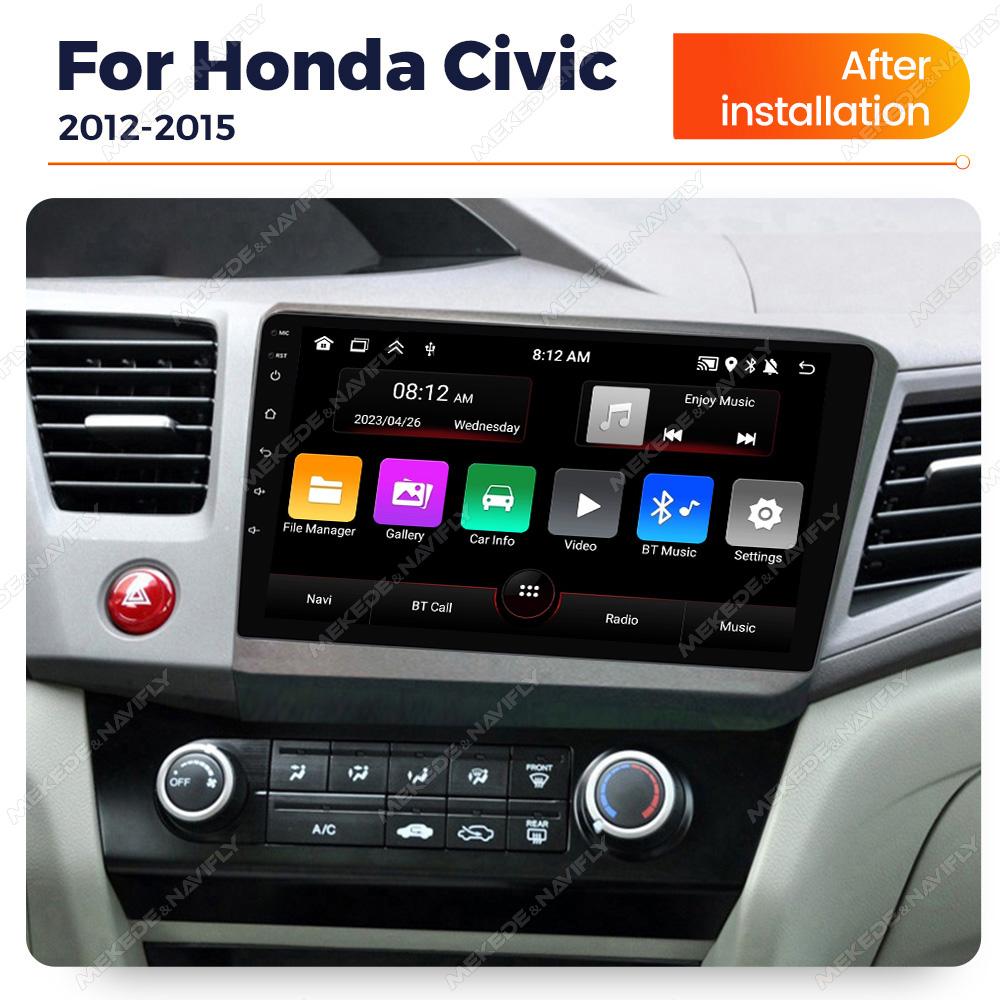 

Navifly Android Auto CarPlay 2 Din Car Radio Stereo For Honda Civic 2012 2013 2014 2015 Video Player GPS Intelligent Systems BT