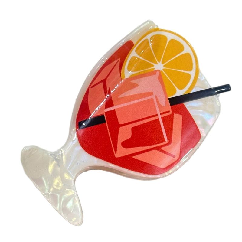 Acrylic Cocktails Clip Unique Designs Lightweight Drinking Accessories for Party Decorations
