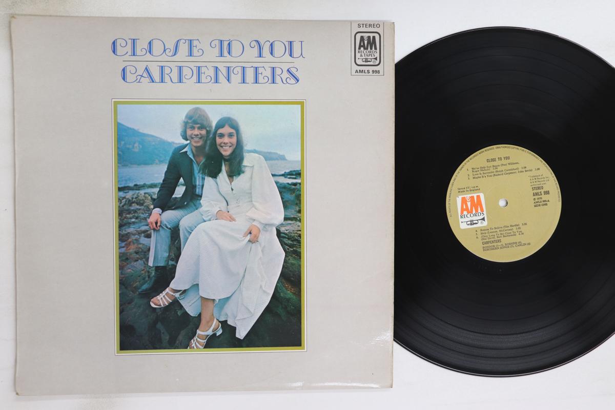 

LP Record CARPENTERS - Close To You AMLS998 A&M Records 1970 UK Pop Used