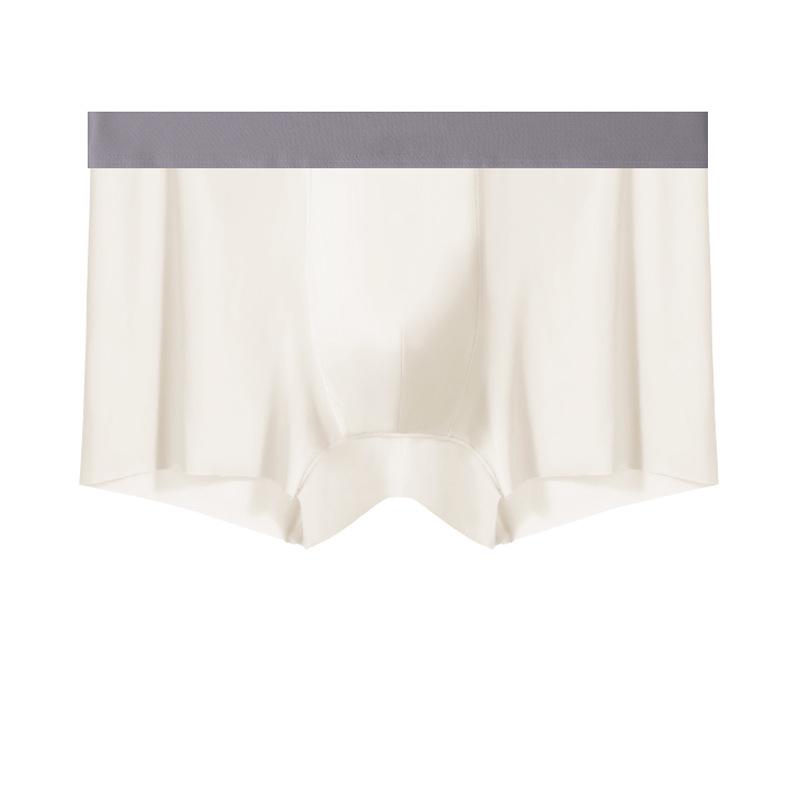 Men's 7A Antibacterial Long-Staple Cotton Underwear - Breathable, Solid Color, Pure Cotton