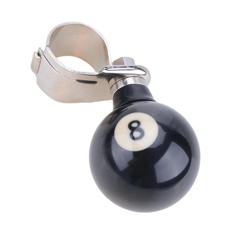 Black Steering Wheel Handle Aid Booster Ball Power Assist Spinner Knob Fit for All Car New