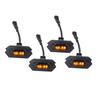 Amber White for Ford Ranger Wildtrack T9 2023 2024 2025 Car Front Grille LED Light Modified Vehicle Daytime Running Lamp