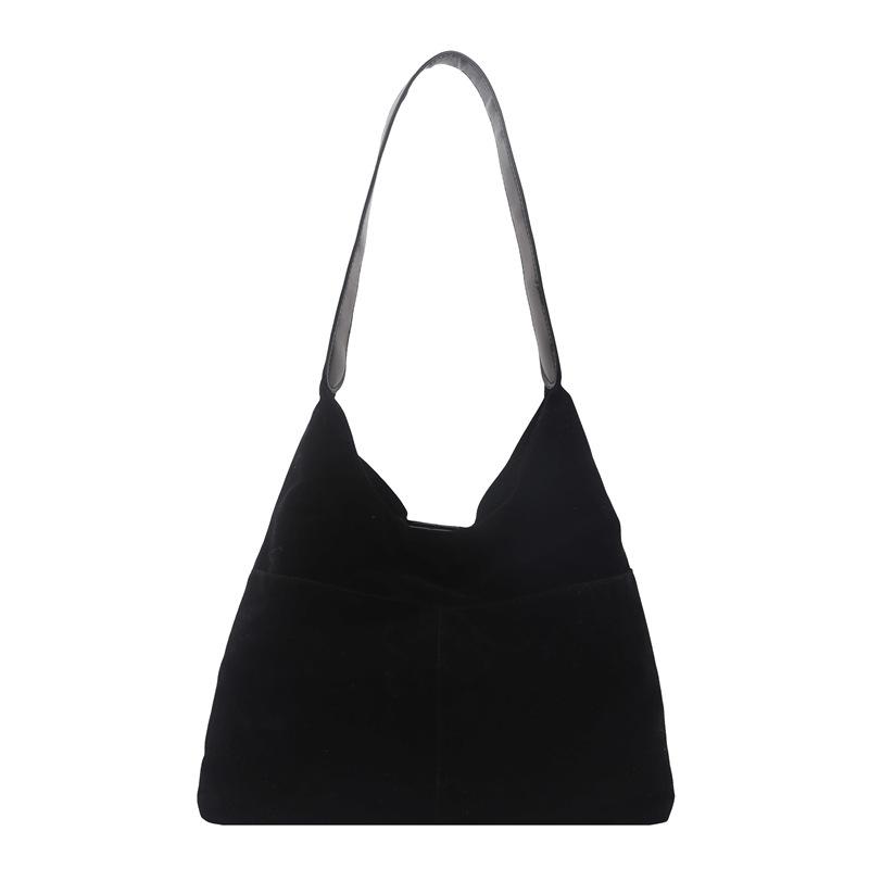 

Spring highend underarm bag women s bag new matte tote bag fashionable commuter large capacity shoulder bag чорний