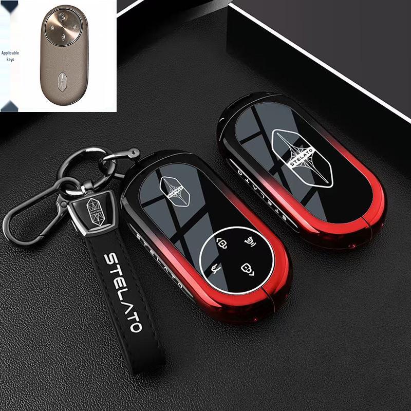 Anwendbare STELATO Enjoy S9T Schlüsseltasche für Modell 25/26/2026 - Neue S9 Fernbedienungs-Autotasche mit Schnalle.