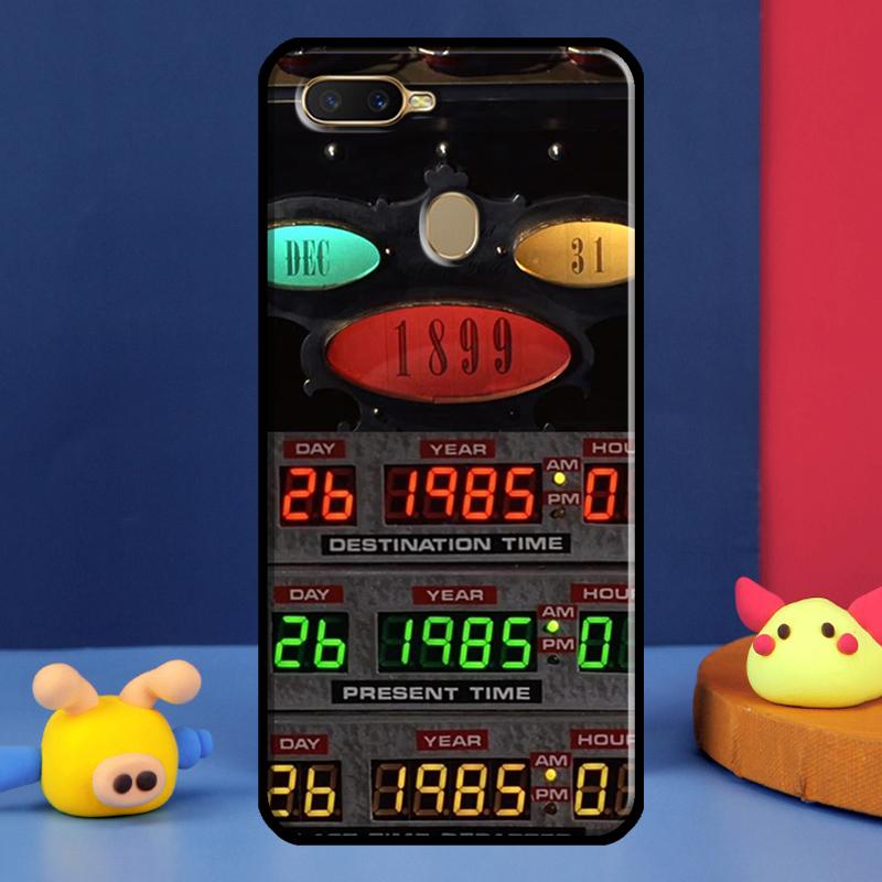 Back To The Future Time Machine Case For Oppo A91 A5 A9 A16 A76 A96 A58 A78 A98 A52 A72 A74 A94 A54 S A57 A77 A15 A17 Cover