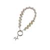 Color Rhinestone Crystal Bead Phone Strap With Dog Mobile Phone Lanyard  Phone Case Accessories