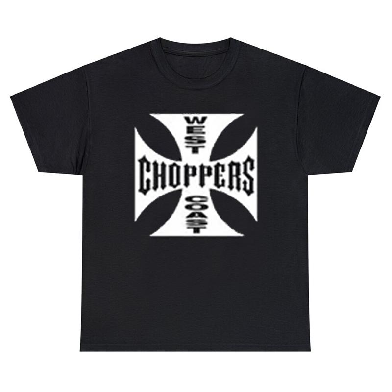 

West Coast Choppers хрест кадр друк футболка чоловічий хіп-хоп вуличний одяг вінтажна футболка повсякденні футболки чоловічі флісові короткі рукави S