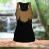 3D Green Pine and Cypress Print Women Workout Yoga Gym Printed Summer Sport Shirts Plus Size Vests