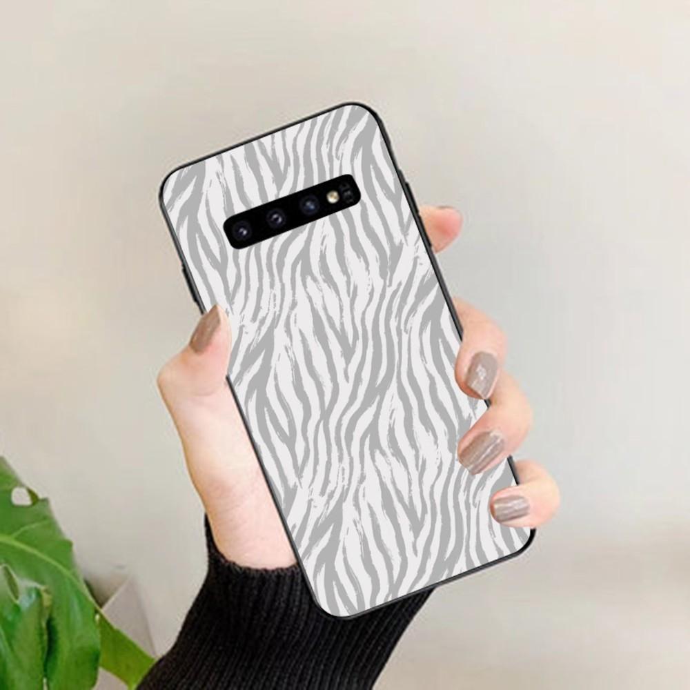 Fashion Zebra Print Phone Case For Samsung S 9 10 20 21 22 23 30 23plus Lite Ultra FE S10lite Fundas