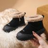 2025 Winter Baby Versatile Snow Boots: Warm Velvet-Lined, Mid-Calf Round Toe, Flat Sole