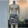 Fashion Women's Sequin Mini Skirt Glitter Skirt Belly Dance Short Skirt Clubwear Festival Costume for Concert Streetwear