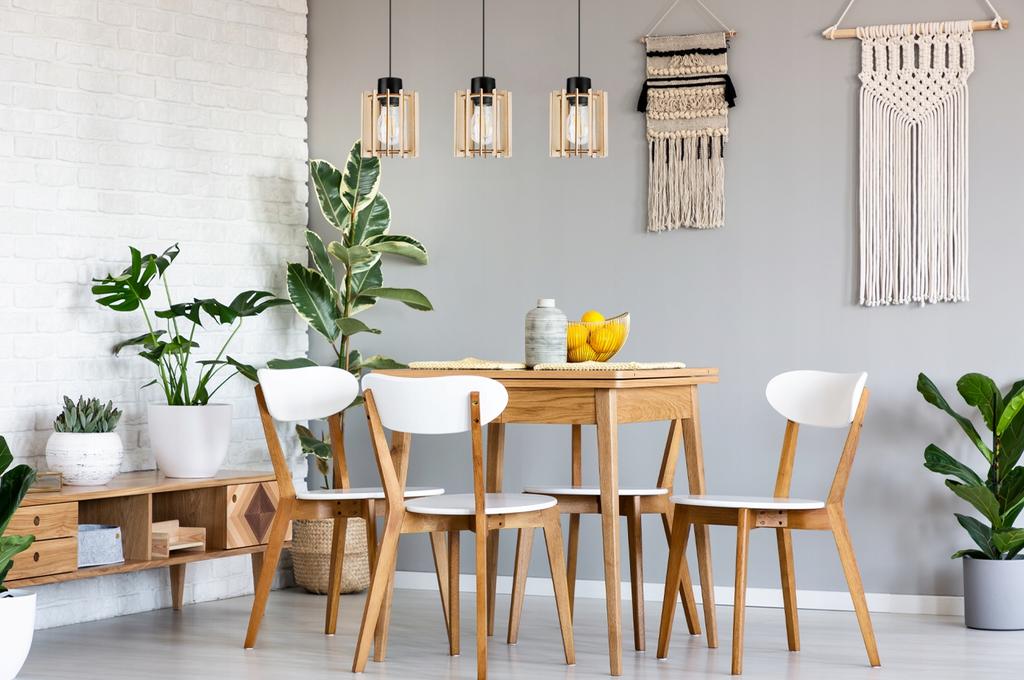 Hanging Lamp, Ceiling Chandelier, Wooden, Led Lampshade