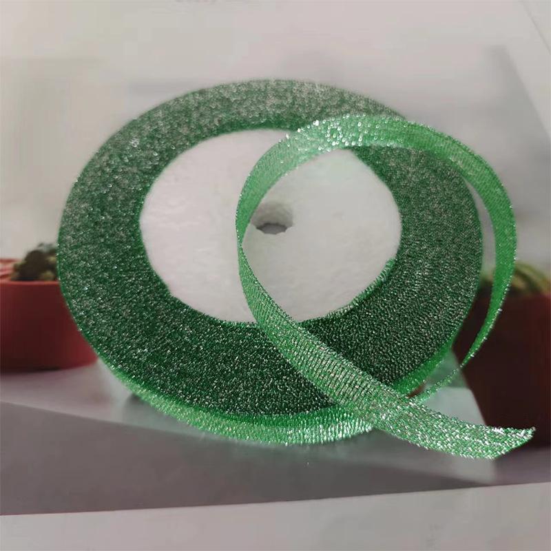 22m Złota i Srebrna Wstążka do Pakowania Prezentów i Dekoracji Tortów, 1cm Szeroka