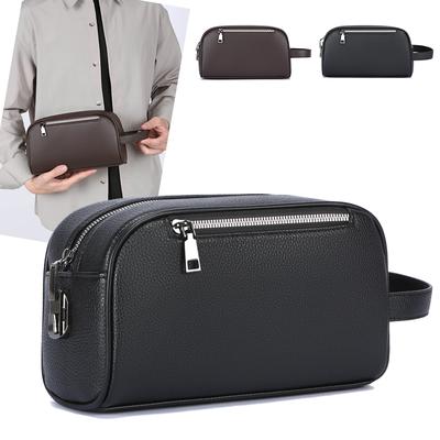 Neue Herren-Handtasche mit Zahlenschloss, Stilvolle Große Kapazität Lässige Clutch mit Mehreren Taschen für Herren Geldbörse