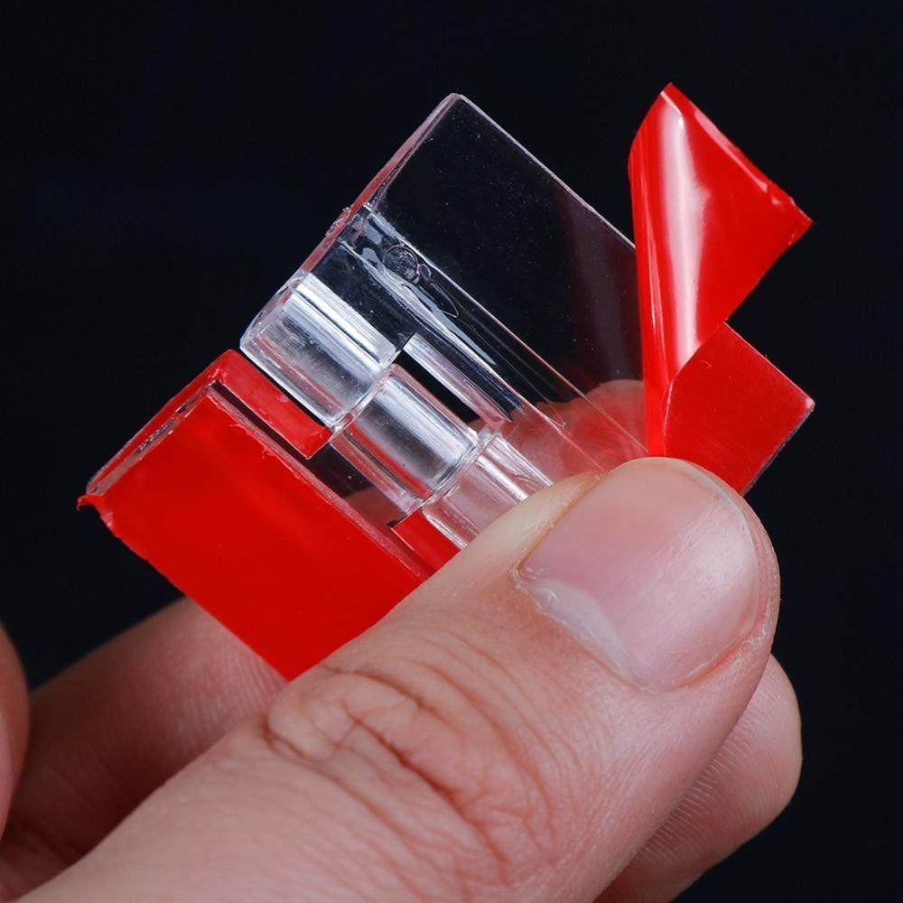 Samoprzylepny Zawias Składany Przezroczysty Zawias Mocujący Zawiasy do Drzwi Szafki Szuflady Pudełek na Biżuterię