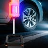 Red Blue Warning Light Telescopic Work Light USB Rechargeable Lamp  Various Scenarios