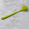 Silicone Bath Brush Long Handle Shower Scrubber with Massage Points for Deep Cleaning