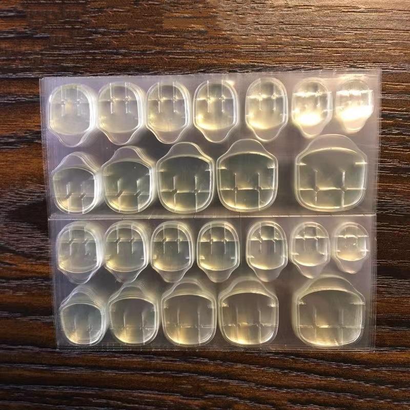 50sheets/bag Transparent Double Sided Adhesive Tapes Glue Press on False Nail Tips Extension Nail Kit Set Tools