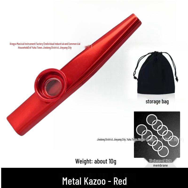 Metal Kazoo Musical Instrument for Early Childhood Education and Adults