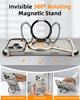 Eary Z Case for iPhone 17 Pro Max Air Phone Case Frameless 360°Rotation Magnetic Stand for Magsafe Shockproof Protective Cover