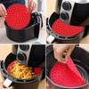 Air Fryer without oil Liners  Reusable Silicone Non-Stick Air Fryer Mat Steamer Pad Parchment Paper Easy to Clean Round/Square