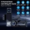 2/3-channel In-car Dashcam, UHD 4K High-definition GPS WiFi Camera, Car DVR Camera
