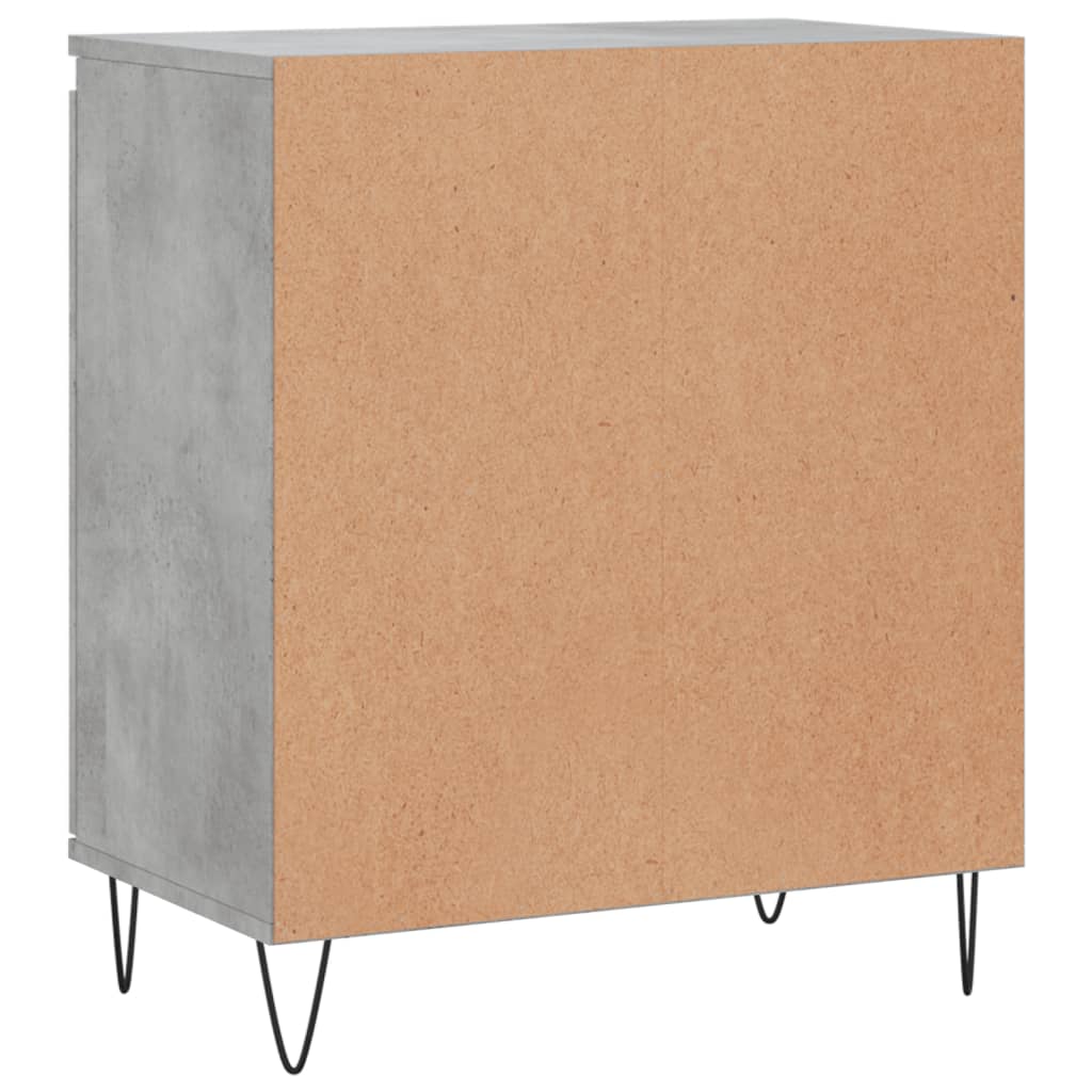 Vidaxl Chest of Drawers, Concrete Grey, 60X35X70 Cm, Wood-Based Material