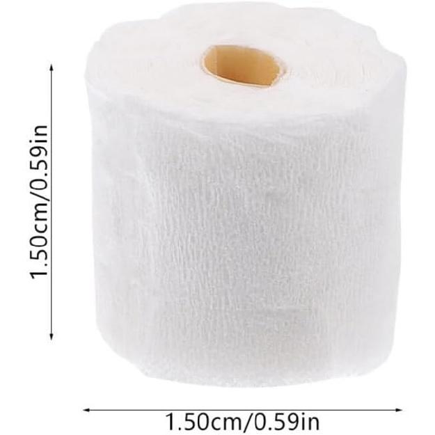 Alasum 10pcs Dollhouse Toilet Tissue Miniature Paper Towels Mini Toilet Tissue Small Simulation Roll Paper Model Bathroom Accessory,
