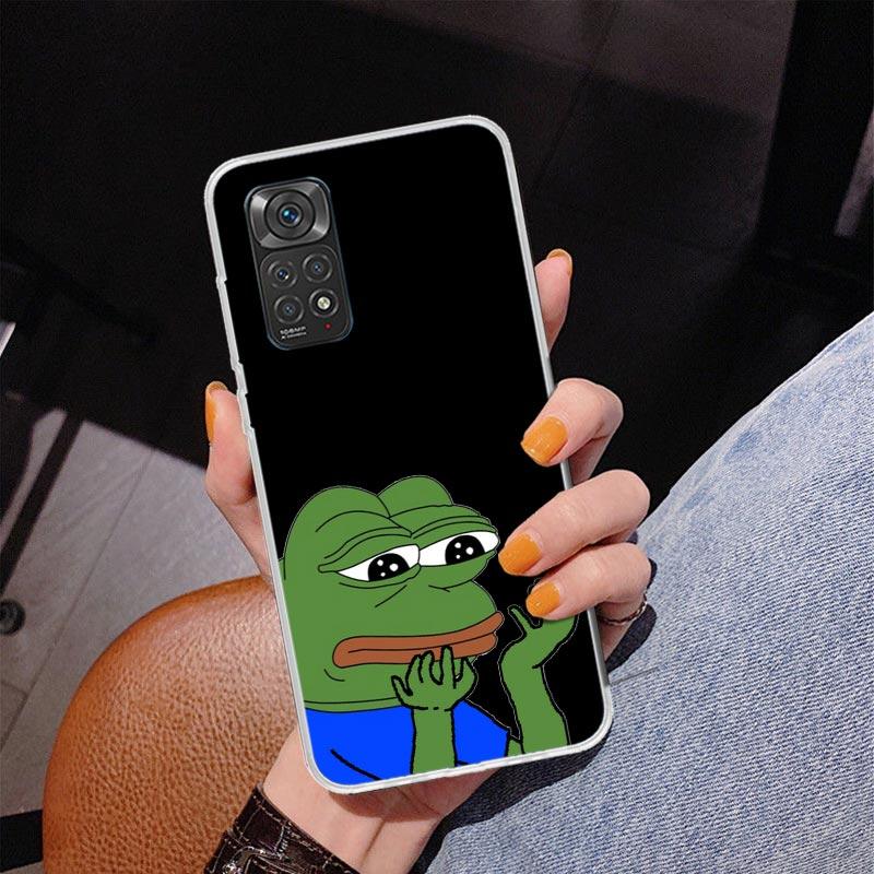 Cute Frogs Party Sad Pepe Phnoe Case for Phnoe Case for Xiaomi Redmi Note 15 14 14S 13 Pro Plus 12 12S 11S 11E 10S 10 11T 5G Uni