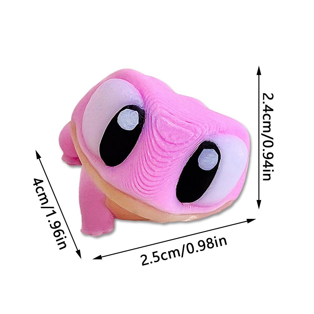 3D Stereo Big-Eyed Frog Magnetic Fridge Sticker - Cute and Creative Decor