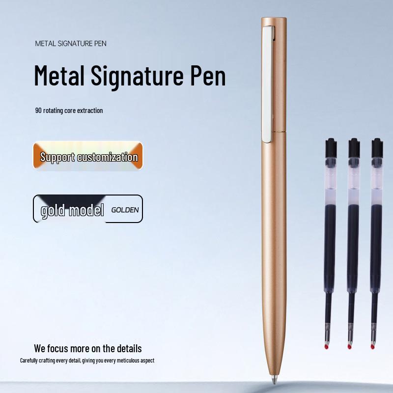 Xiaomi Multi-Color Metalen Gel Balpen voor Zakelijk & Kantoor, Personaliseerbaar met Logo.