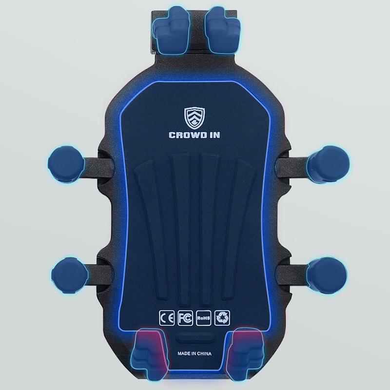 

WUPP CS-1990A1 Мотоциклетне кріплення для телефону на кермо, затискач, алюмінієвий сплав, антивібраційне, тримач для телефону на велосипед Type A