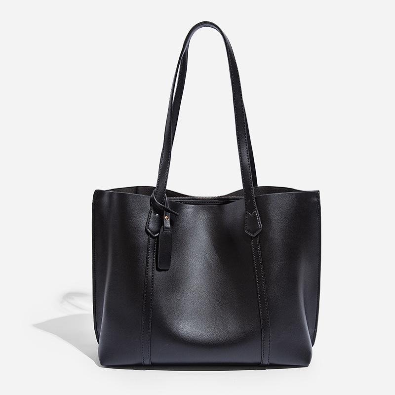 Stylish and Elegant Tote Bag Female Simple Large Capacity Commuter Bag Single Shoulder Bag Carrying Large Bag