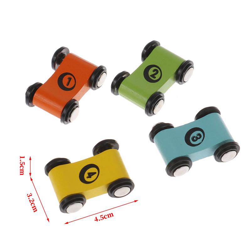 4Pcs Child Scooter Miniature Track Sliding Racing Inertial Pull Back Car Toy