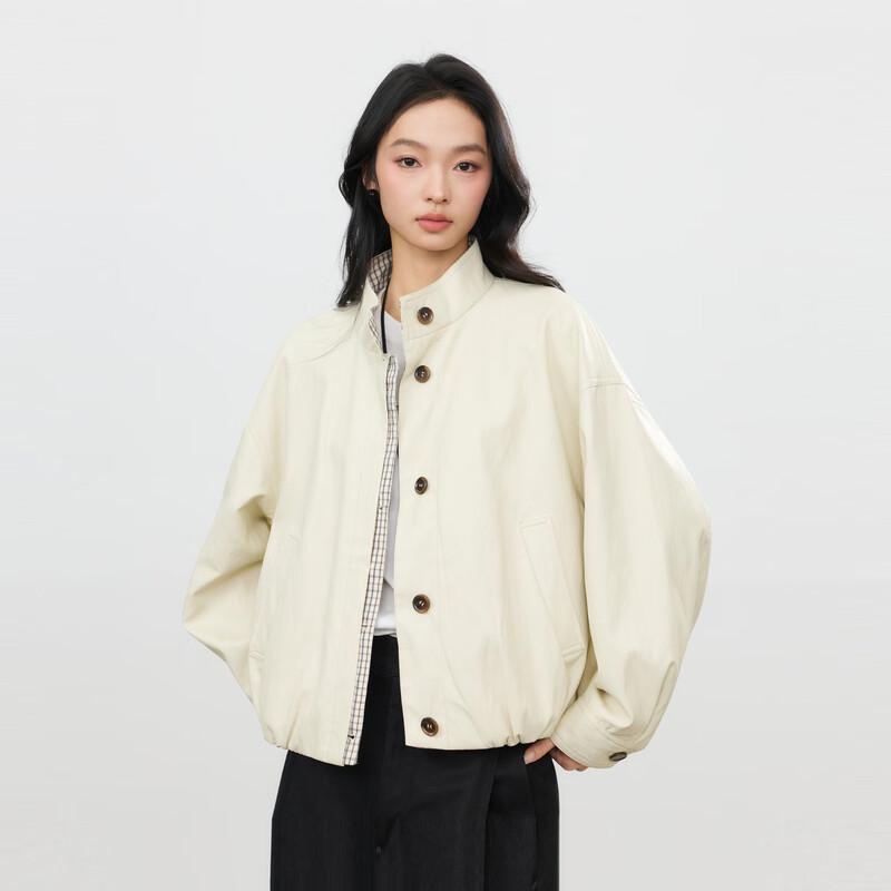 Elva' Island Women's Vintage Faux Leather Jacket