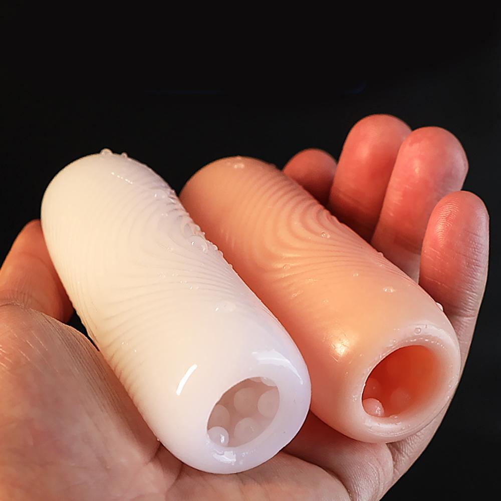 Male Masturbator Cup Portable TPE Adult Sex Toys for Men Portable Penis Trainer Soft Vagina Anal Masturbator Sex Products Toys