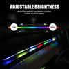 Car Ambient Lights 10 in 1 Footwell Universal RGB Atmosphere Lamps USB APP Remote Cigar Lighter for Tesla Model 3 Y S X