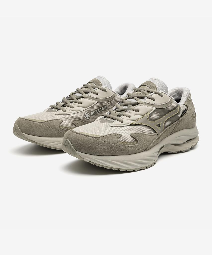 Mizuno (Male) Wave Rider Beta Gtx - Silver Cloud:Vintage Khaki:Gold / D1Ga245201