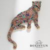 Broșă Leopard Bărbați Europeană & Americană cu Strass - Accesoriu Pin Rever Animal Retro Îndrăzneț