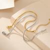 Adjustable Titanium Steel Snake Chain Bracelet And Anklet Ultra Thin Round Link DIY Minimalist Jewelry For Women And Men