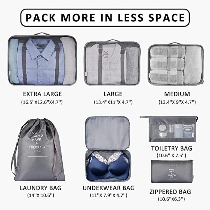 Travel Set Storage Bags Clothes Digital Toiletries Shoes Organizer Bag Student Dormitories Clothing Sorting Bags Packing Cubes