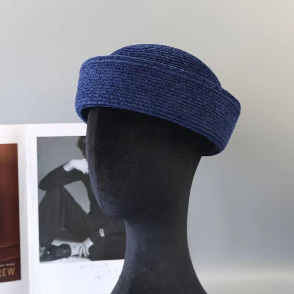 Fedoras Baskenmütze Elegante Matrosenmütze Mode Medizinbox-Hut Fluglinienuniform