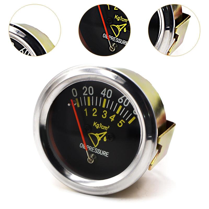 Generic Oil Pressure Gauge 0-80 PSI Replaces Car Modifications High Performance for Cars Professional Accessories Mechanical