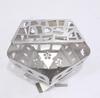 Outdoor Camping Stainless Steel Folding Wood Stove - Tent Heating, Lighting, Picnic - Cross-border Tourism