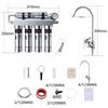 Water Filter System Household Kitchen Ultrafiltration Water Purifier 41*35*9cm Stainless Steel Direct Drink Tap Water Purifier