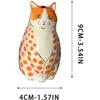 Multicolor Polka Dot Cat Vase Cute Hydroponic Flower Pot Bud Vase Resin Cat Vase  Wedding Decor